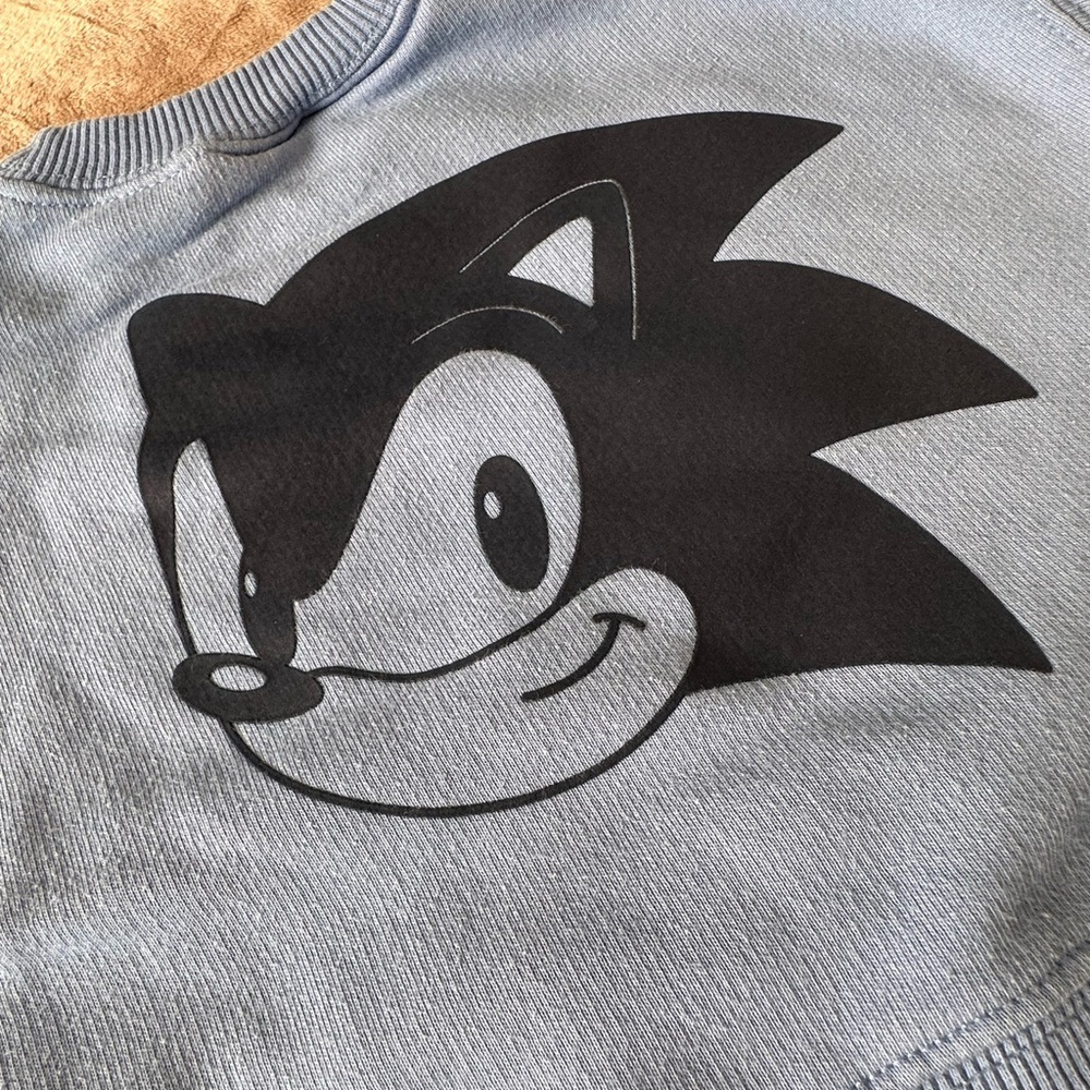 Zara Kids Blue Sonic Sweatshirt - Picture 8 of 8
